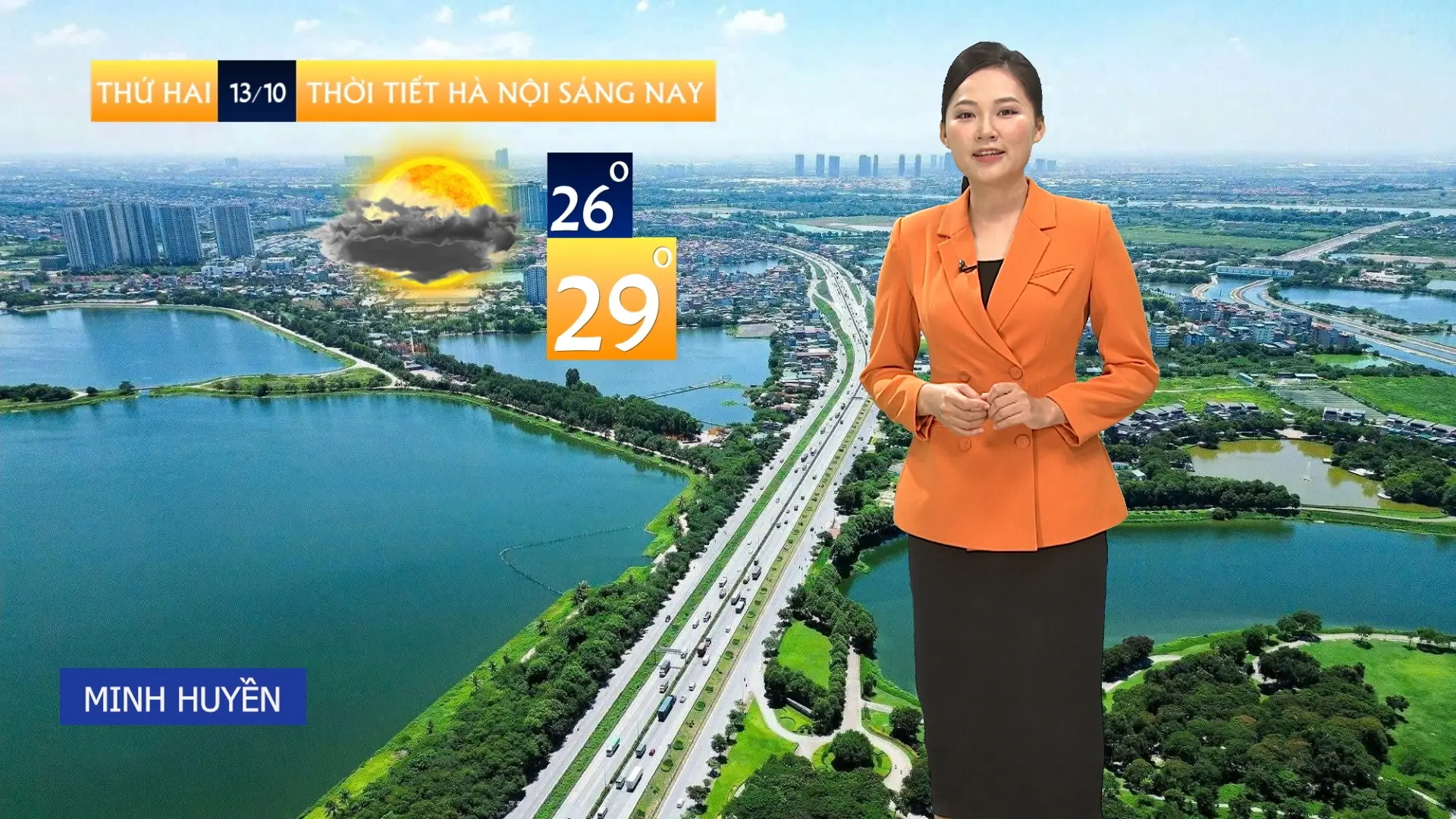 Dự báo thời tiết trưa | 13/10/2025